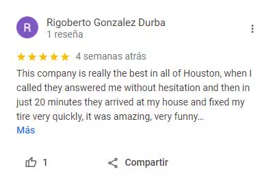 mobile tire service review google