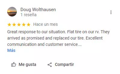 mobile tire service review google