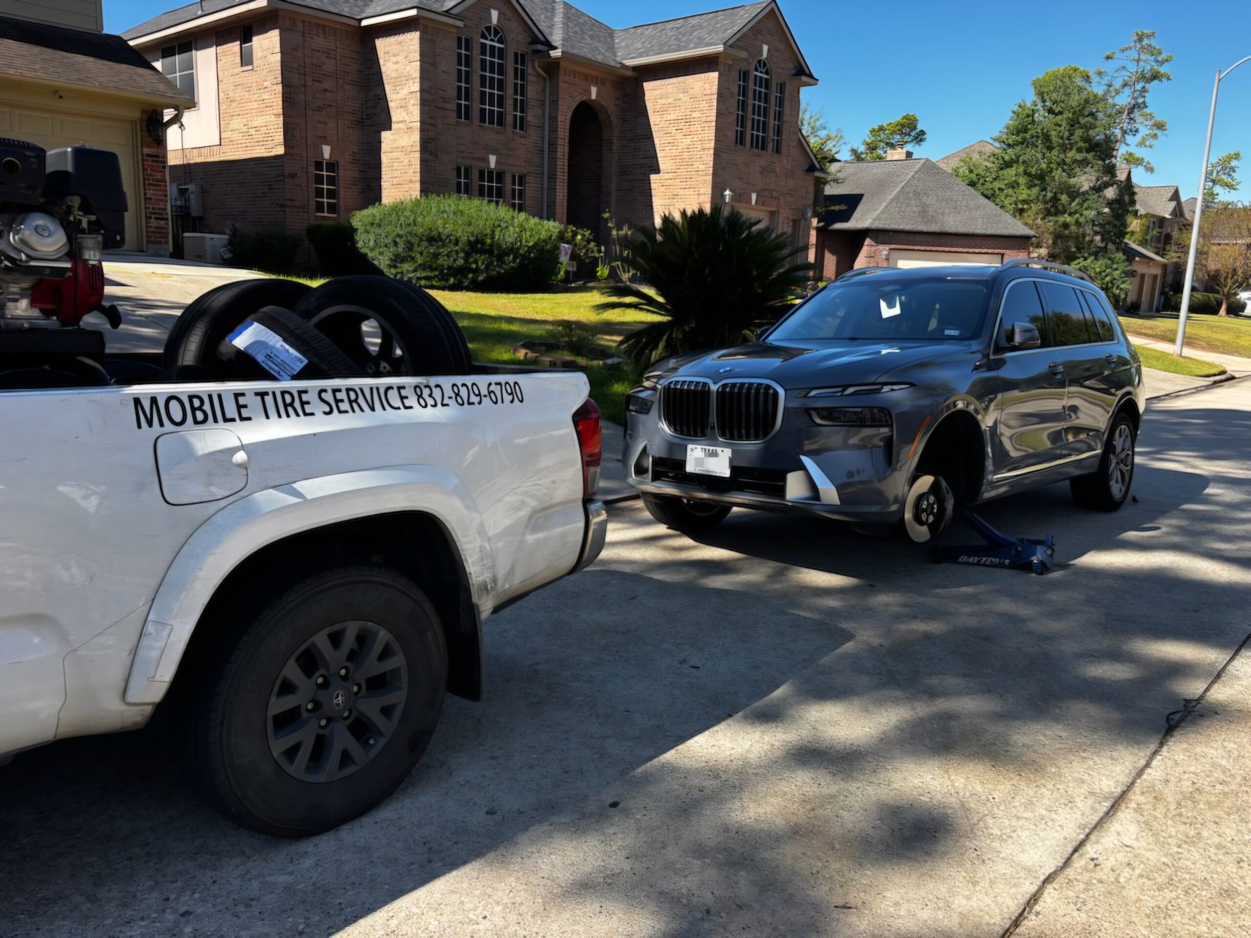 mobile tire service at home in kingwood tx