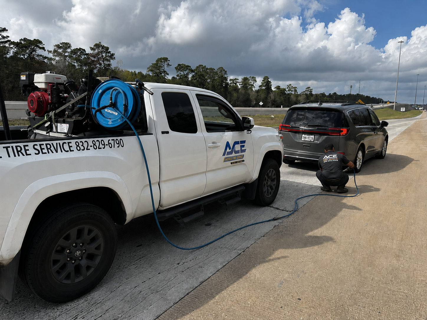 Mobile Tire Service in Conroe